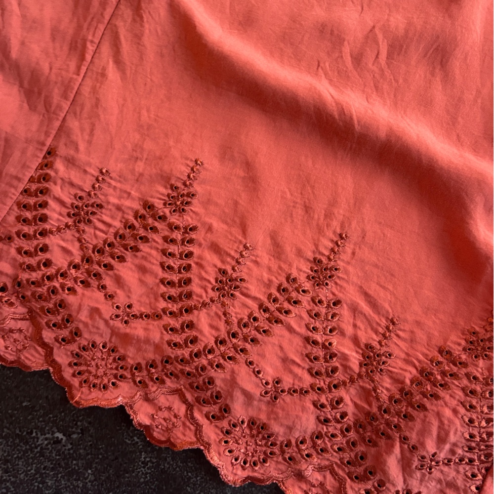 Figueroa & Flower Orange Blouse - Size Large - Picture 6 of 10